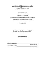 Konspekts 'Kravas apstrāde', 1.