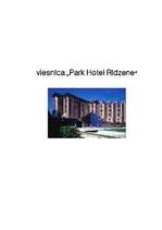 Referāts 'Viesnīca "Park Hotel Rīdzene"', 1.
