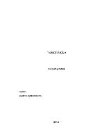 Referāts 'Vakcinācija', 1.