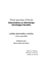 Konspekts 'Bāzes pakešu satveršana', 1.