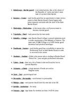 Konspekts 'Angļu valodas termini robežsardzes jomā', 2.