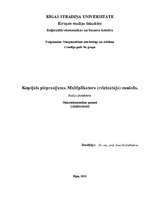 Konspekts 'Kopējais pieprasījums. Multiplikatora (reizinātāja) modelis', 1.