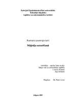 Referāts 'Mājokļa uzturēšana un tīrīšanas līdzekļi', 1.