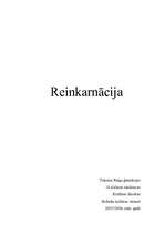 Referāts 'Reinkarnācija', 1.