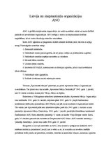 Konspekts 'Latvija un starptautiskās organizācijas. Apvienoto Nāciju Organizācija', 1.