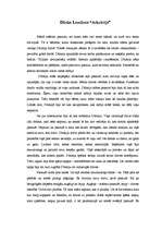 Eseja 'Džeks Londons "Atkritējs"', 1.