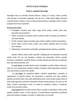 Konspekts 'Motivācijas teorijas', 1.