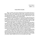 Eseja 'A story of David's education', 1.