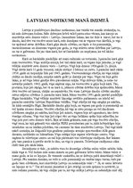 Eseja 'Latvijas notikumi manā dzimtā', 1.