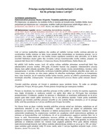 Konspekts 'Tiesiskās paļāvības princips', 1.