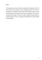 Referāts 'Pоль авторского права и смежных прав на культурном рынке', 3.