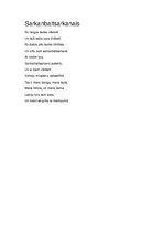 Eseja 'Sarkanbaltsarkanais', 1.