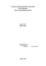 Konspekts 'Meža ceļi', 1.