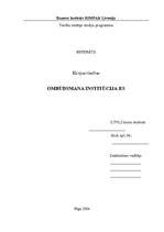 Referāts 'Ombūdsmena institūcija ES', 1.