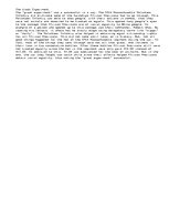 Eseja 'The Great Experiment', 1.