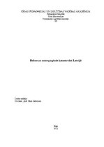 Konspekts 'Dabas un antropogēnās katastrofas Latvijā', 1.