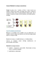 Konspekts 'Izotopi. Radioaktīvo izotopu izmantošana', 1.