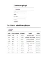 Paraugs 'Datu bāzes apraksts transporta pakalpojumu firmai', 10.