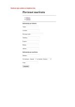 Paraugs 'Datu bāzes apraksts transporta pakalpojumu firmai', 12.