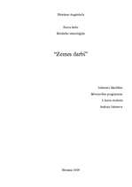 Referāts 'Zemes darbi', 1.