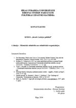 Konspekts 'Pilsoniskā sabiedrība un sabiedriskās organizācijas', 1.