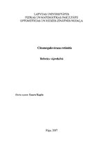 Konspekts 'Citomegalovīrusa retinītis', 1.