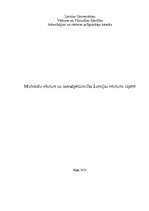 Referāts 'Mutvārdu vēsture un novadpētniecība Latvijas vēstures izpētē', 1.