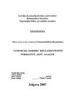 Konspekts 'Uzņēmuma darbību reglamentējošo normatīvo aktu analīze', 1.