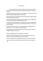 Eseja 'Heal the World', 1.