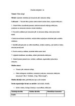 Konspekts 'Pēdas sniegā', 1.