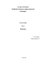 Referāts 'Šizofrēnija', 1.