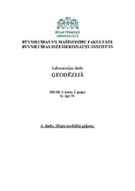 Referāts 'Slēgts teodolīta gājiens', 1.