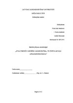 Referāts 'Staltbriežu medību saimniecība, to populācijas apsaimniekošana', 1.