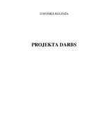 Konspekts 'Projekta darbs', 1.