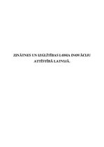 Referāts 'Zinātnes un izglītības loma inovāciju attīstībā Latvijā', 1.