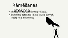 Prezentācija 'Rāmēšanas teorija', 7.
