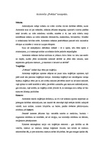 Konspekts 'Aristotelis "Poētika"', 1.