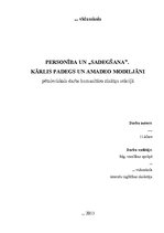 Referāts 'Kārlis Padegs un Amadeo Modiljāni. Personība un "sadegšana"', 1.