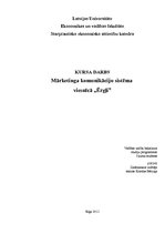 Referāts 'Mārketinga komunikāciju sistēma viesnīcā', 1.