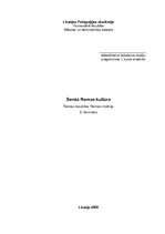Konspekts 'Senās Romas kultūra - Romas republika, Romas impērija', 1.