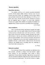 Konspekts 'Senās Romas kultūra - Romas republika, Romas impērija', 3.