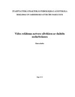 Referāts 'Vides reklāmas uztvere cilvēkiem ar dažādu nodarbošanos', 58.