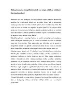 Eseja 'Kādu pienesumu etnogrāfiskā metode var sniegt politikas veidošanā Latvijas konte', 1.