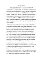 Eseja 'Vai apgaismības idejas ir aktuālas mūsdienās?', 1.