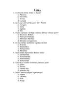 Konspekts 'Āfrika', 1.