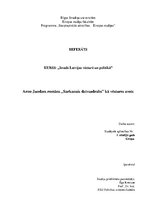Referāts 'Arno Jundzes romāns „Sarkanais dzīvsudrabs” kā vēstures avots', 1.