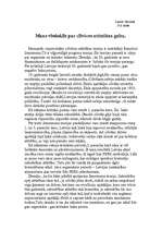 Eseja 'Mans viedoklis par cilvēces attīstības gaitu', 1.