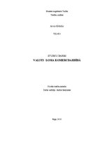 Referāts 'Valsts loma komercdarbībā', 1.