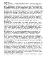 Eseja 'Curse of the Bambino vs. The Curse of the Billy Goat', 1.