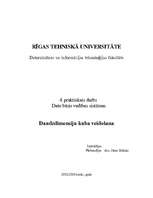 Konspekts 'Daudzdimensiju kuba veidošana', 1.